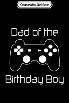 Composition Notebook: Mens Boy's Video Game Gamer Truck Birthday Party for Dad Journal/Notebook Blank Lined Ruled 6x9 100 Pages