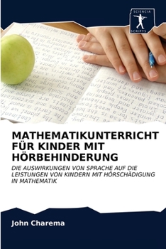 Paperback Mathematikunterricht Für Kinder Mit Hörbehinderung [German] Book
