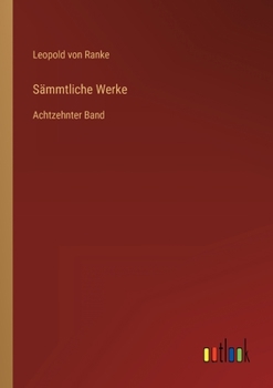 Paperback Sämmtliche Werke: Achtzehnter Band [German] Book