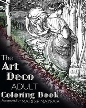 Paperback The Art Deco Adult Coloring Book