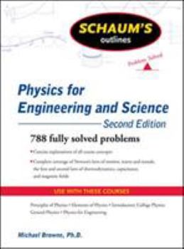 Paperback Schaum's Outlines of Physics for Engineering and Science Book