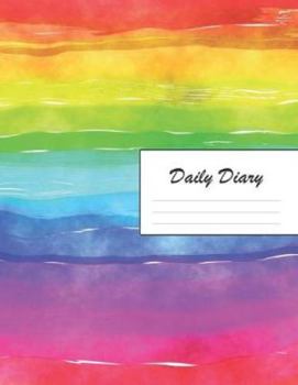 Daily Diary: Blank 2020 Journal Entry Writing Paper for Each Day of the Year | Rainbow Watercolor | January 20 - December 20 | 366 Dated Pages | A ... Your Life, Set Goals & Get Things Done