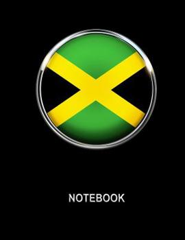 Notebook. Jamaica Flag Cover. Composition Notebook. College Ruled. 8.5 x 11. 120 Pages.