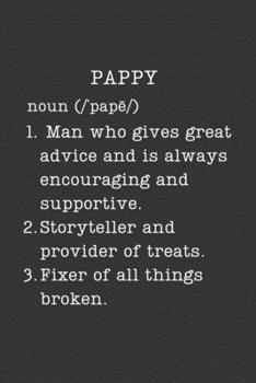 Paperback Pappy: Funny Grandfather Gifts - Small Lined Writing Journal or Notebook (Card Alternative) (Definition, Humor) Book