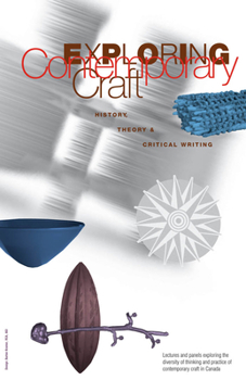 Paperback Exploring Contemporary Craft: History, Theory and Critical Writing Book