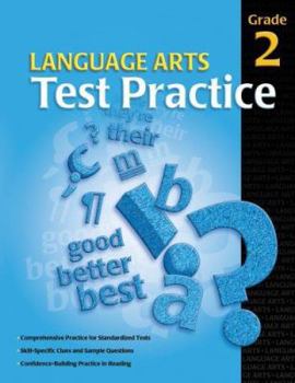 Paperback Language Arts Test Practice Student Edition, Consumable Grade 2 Book