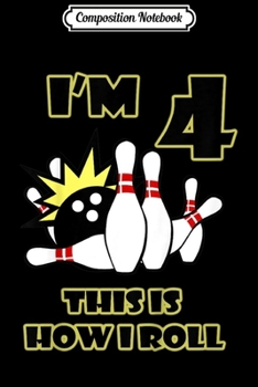 Composition Notebook: Kids 2 Sided Bowling For Kids Spare Strike Ball Pins Bowler Journal/Notebook Blank Lined Ruled 6x9 100 Pages