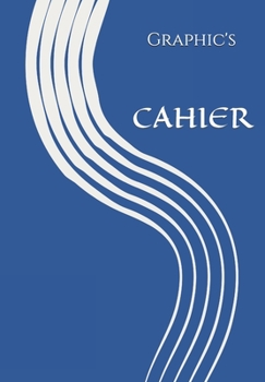 CAHIER: 100 pages blanches - bleu (French Edition)