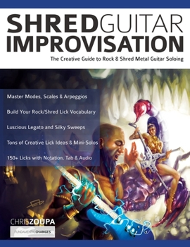Paperback Shred Guitar Improvisation Book