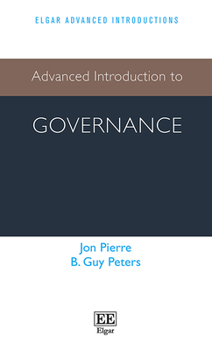 Hardcover Advanced Introduction to Governance Book