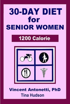 Paperback 30-Day Diet for Senior Woman - 1200 Calorie Book