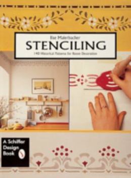 Paperback Stenciling: 140 Historical Patterns for Room Decoration Book