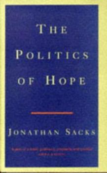 Hardcover Politics of Hope by Jonathan Sacks (1997-05-03) Book