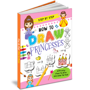Paperback How To Draw Princess Book (Activity Book) Book