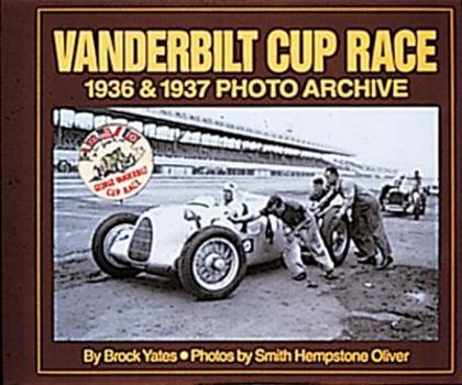 Hardcover Vanderbilt Cup Race 1936 and 1937 Photo Archive Book