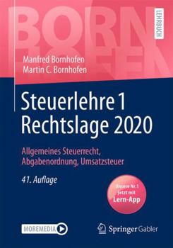 Paperback Steuerlehre 1 Rechtslage 2020: Allgemeines Steuerrecht, Abgabenordnung, Umsatzsteuer [German] Book