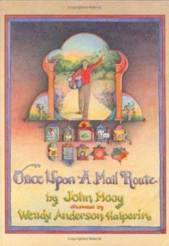 Hardcover Once Upon a Mail Route: Based on a True Story Book