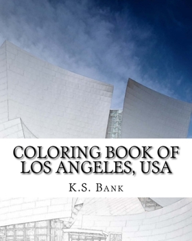 Paperback Coloring Book of Los Angeles, USA Book