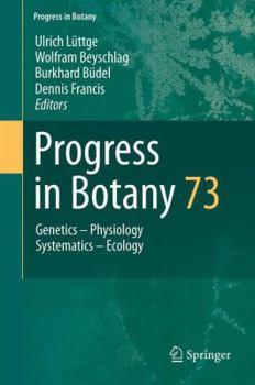 Hardcover Progress in Botany Vol. 73 Book