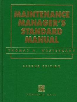 Hardcover Maintenance Manager's Standard Manual Book