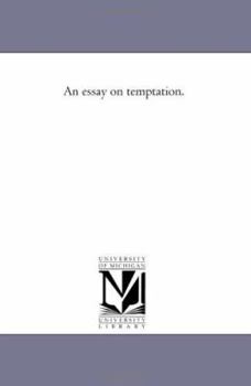 Paperback An Essay on Temptation. Book