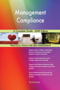Paperback Management Compliance A Complete Guide - 2020 Edition Book