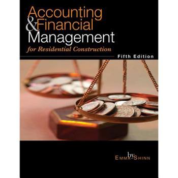 Paperback Accounting & Financial Management for Residential Construction Book