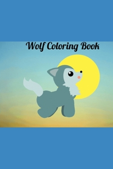 Paperback Wolf coloring book