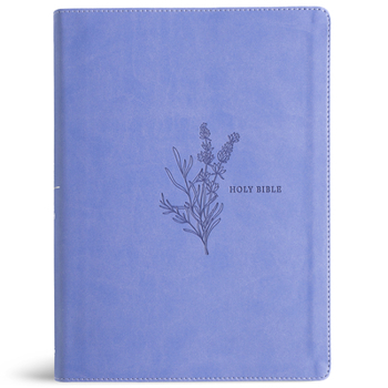 Imitation Leather KJV Study Bible, Full-Color, Lavender Leathertouch, Indexed Book