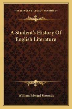 Paperback A Student's History Of English Literature Book