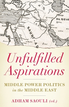 Paperback Unfulfilled Aspirations: Middle Power Politics in the Middle East Book