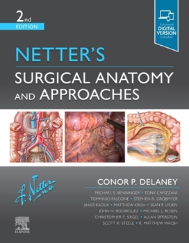 Hardcover Netter's Surgical Anatomy and Approaches Book