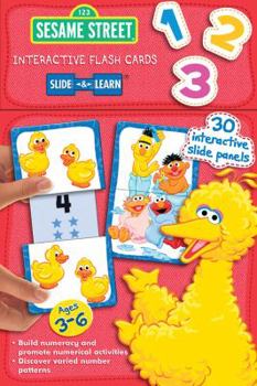 Paperback 1 2 3: Sesame Street Slide & Learn Interactive Flash Cards 1 2 3 Book