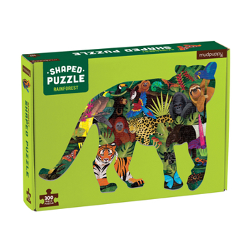Misc. Rainforest 300 Piece Shaped Scene Puzzle Book