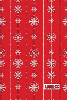 Paperback Address.: Address Book. (Christmas Edition Vol. 34) Glossy And Soft Cover, Large Print, Font, 6" x 9" For Contacts, Addresses, P [Large Print] Book