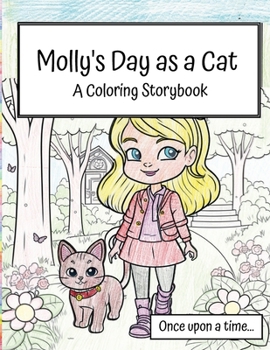 Paperback Molly's Day as a Cat: a coloring storybook Book
