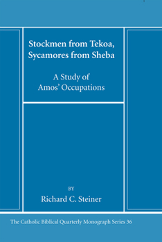 Hardcover Stockmen from Tekoa, Sycamores from Sheba Book