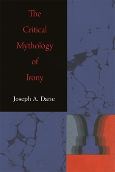 Paperback The Critical Mythology of Irony Book