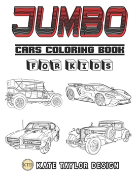 Paperback Jumbo cars coloring book for kids: Big car coloring book