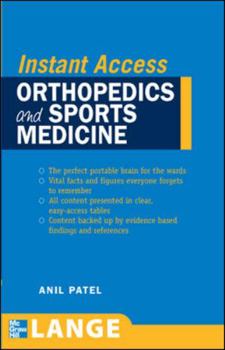 Paperback Lange Instant Access Orthopedics and Sports Medicine Book