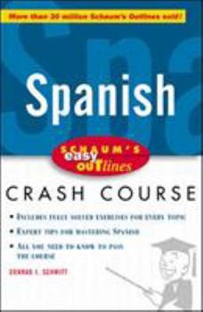 Paperback Schaum's Easy Outline of Spanish Book