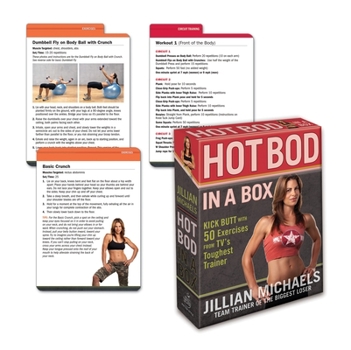 Cards Jillian Michaels Hot Bod in a Box: Kick Butt with 50 Exercises from Tv's Toughest Trainer Book