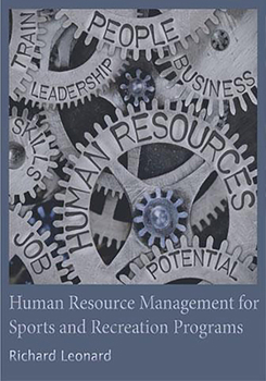 Paperback Human Resource Management for Sports and Recreation Programs Book