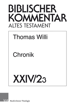 Paperback Chronik: 3. Lieferung (1chr 17,1-22,1) [German] Book
