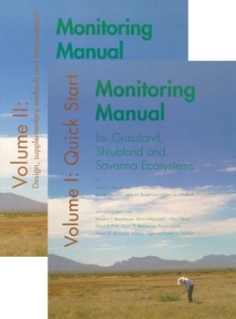Paperback Monitoring Manual for Grassland, Shrubland and Savanna (2 Volume Set) (Volume 2) Book