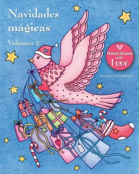 Paperback Navidades mágicas - Volumen 2: Libro navideño de colorear para la relajación y la meditación. [Spanish] Book