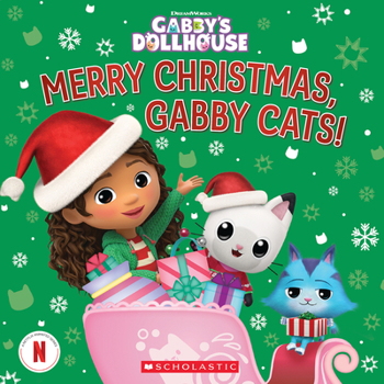 Hardcover Merry Christmas, Gabby Cats! (Gabby's Dollhouse Hardcover Storybook) Book