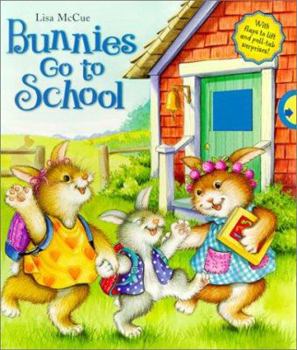 Board book Sliding Tabs & Flap Book Bunnies Go to School Book