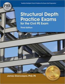 Paperback Structural Depth Practice Exams for the Civil PE Exam Book