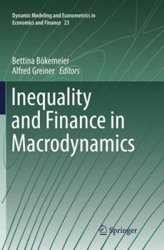 Paperback Inequality and Finance in Macrodynamics Book